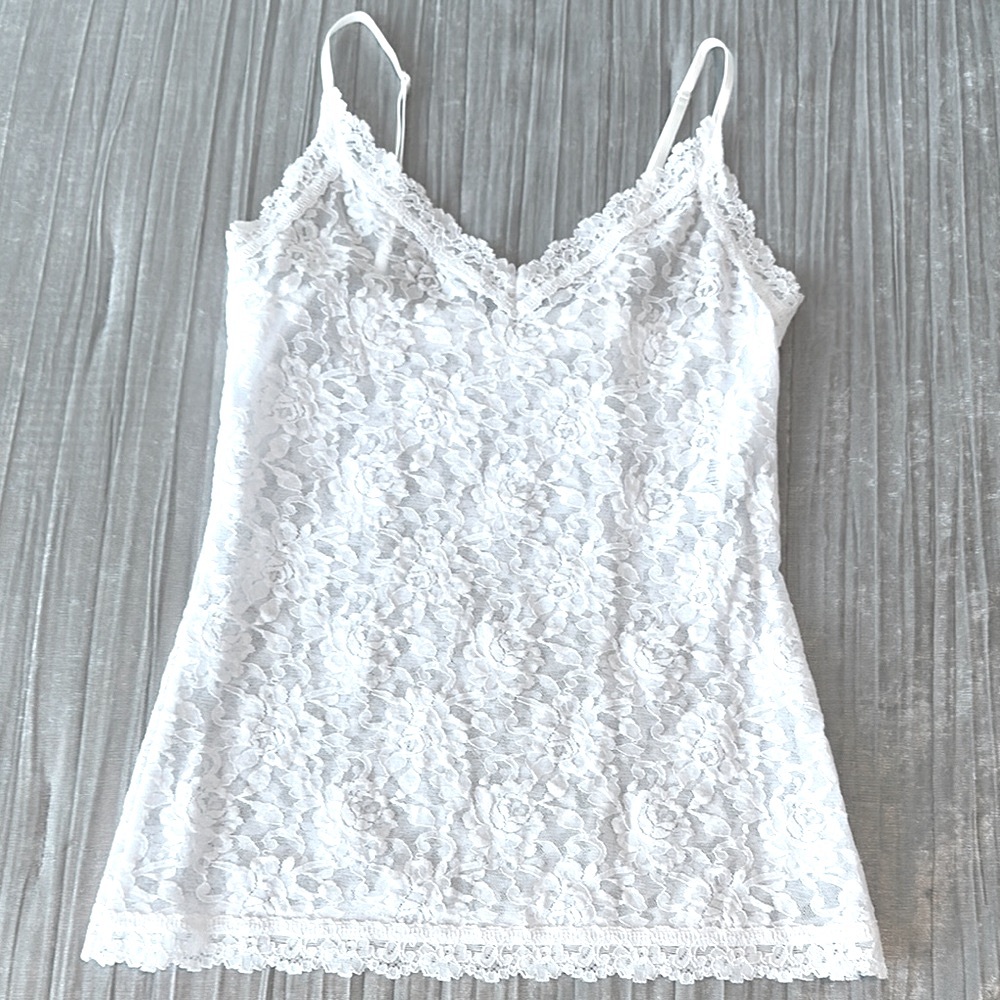 Hanky Panky White Lace Cami
